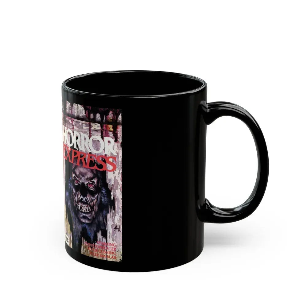 HORROR EXPRESS (VHS COVER) - Black Coffee Mug - Go Mug Yourself