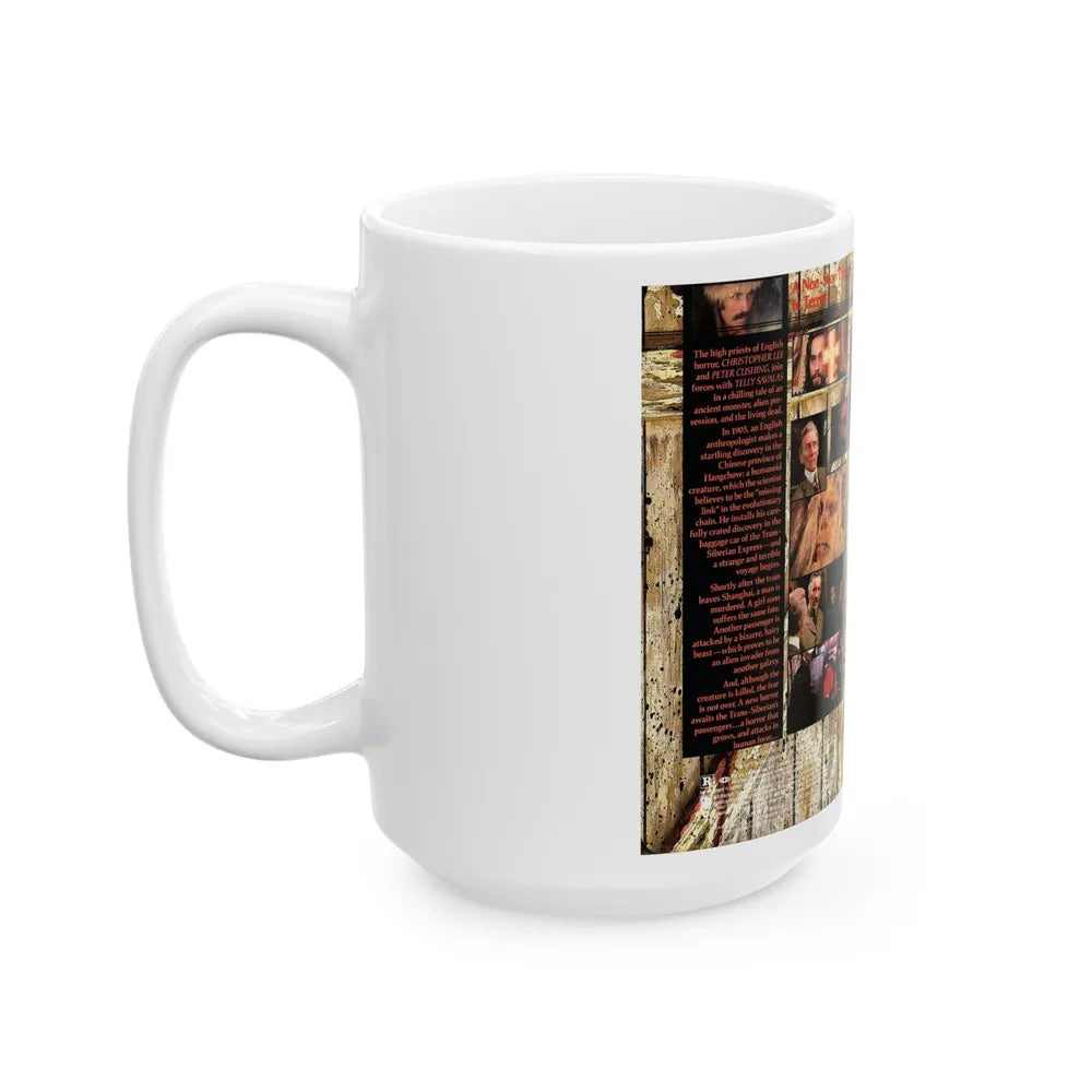 HORROR EXPRESS (VHS COVER) - White Coffee Mug-Go Mug Yourself