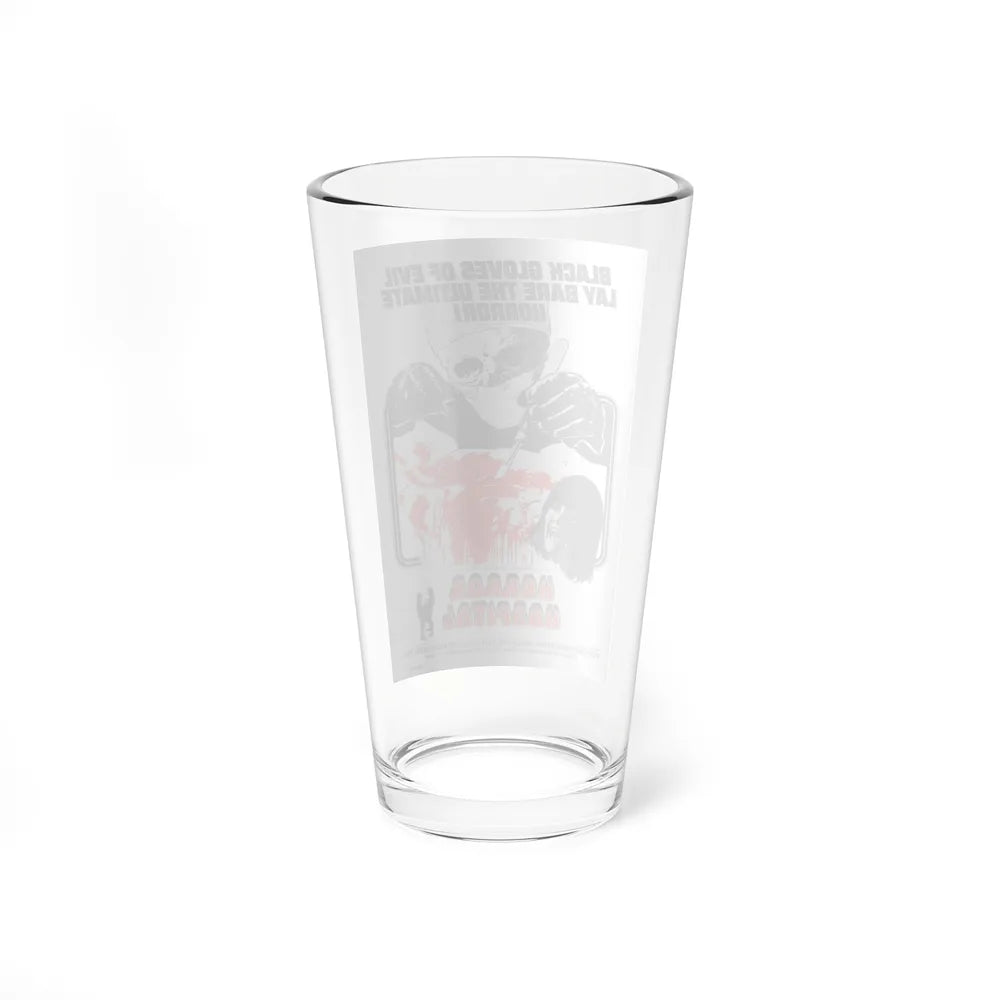 HORROR HOSPITAL 1973 Movie Poster - Pint Glass 16oz-Go Mug Yourself