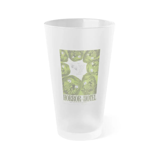HORROR HOTEL 1960 Movie Poster - Frosted Pint Glass 16oz Default Title - Go Mug Yourself