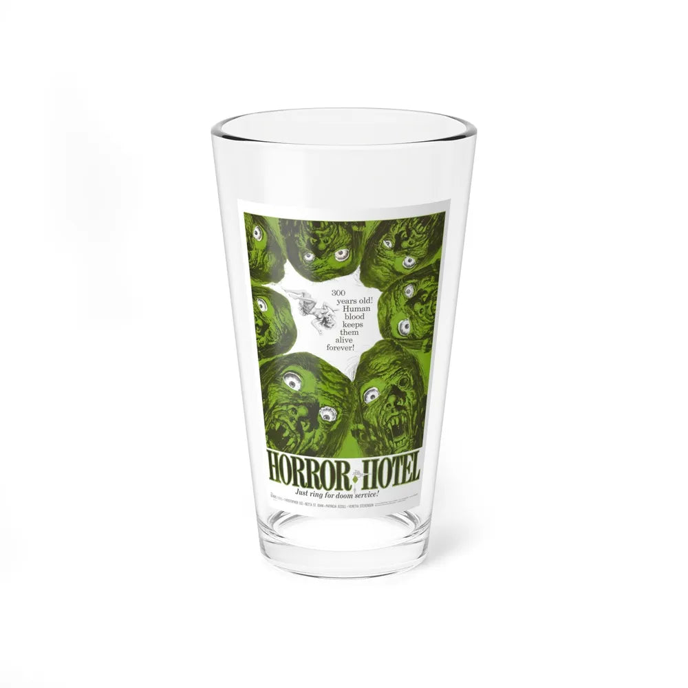 HORROR HOTEL 1960 Movie Poster - Pint Glass 16oz-16oz-Go Mug Yourself