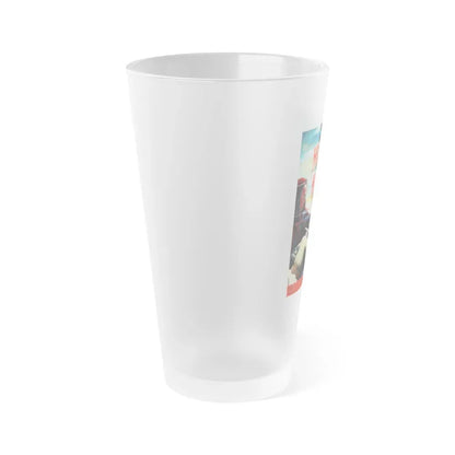 HORROR HOTEL (BELGIAN) 1960 Movie Poster - Frosted Pint Glass 16oz - Go Mug Yourself