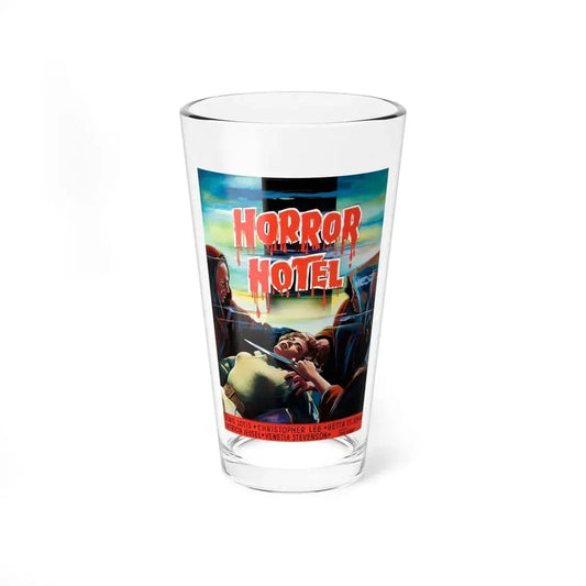HORROR HOTEL (BELGIAN) 1960 Movie Poster - Pint Glass 16oz 16oz - Go Mug Yourself