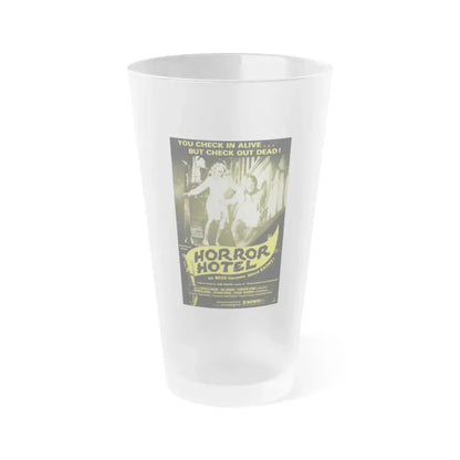 HORROR HOTEL (EATEN ALIVE) 1960 Movie Poster - Frosted Pint Glass 16oz Default Title - Go Mug Yourself