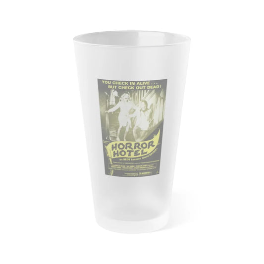 HORROR HOTEL (EATEN ALIVE) 1960 Movie Poster - Frosted Pint Glass 16oz-Go Mug Yourself