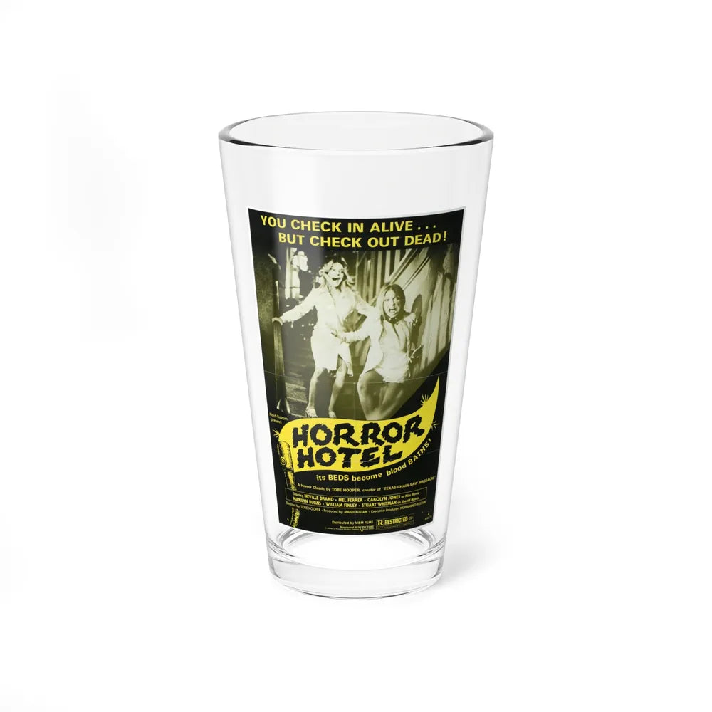 HORROR HOTEL (EATEN ALIVE) 1960 Movie Poster - Pint Glass 16oz-16oz-Go Mug Yourself