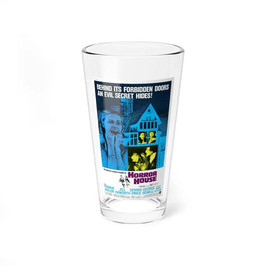 HORROR HOUSE 1969 Movie Poster - Pint Glass 16oz 16oz - Go Mug Yourself