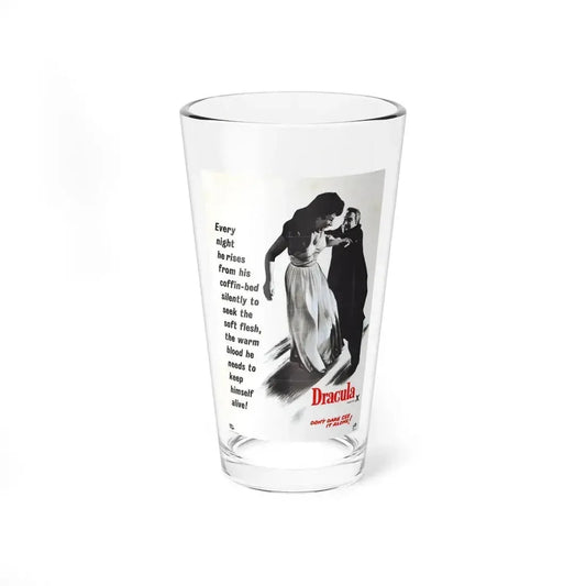 HORROR OF DRACULA (3) 1958 Movie Poster - Pint Glass 16oz 16oz - Go Mug Yourself