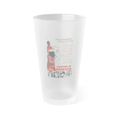 HORROR OF DRACULA (4) 1958 Movie Poster - Frosted Pint Glass 16oz Default Title - Go Mug Yourself