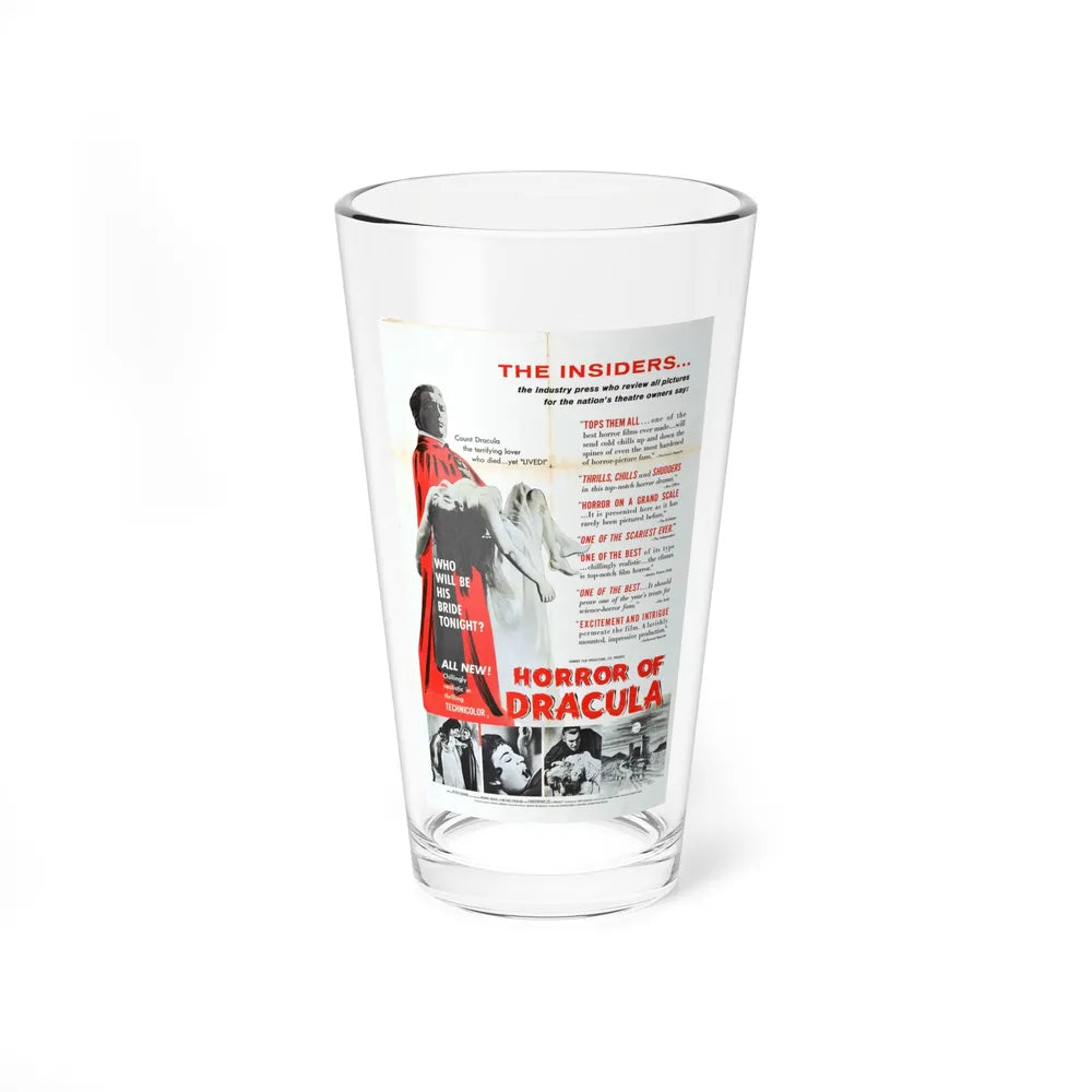 HORROR OF DRACULA (4) 1958 Movie Poster - Pint Glass 16oz-16oz-Go Mug Yourself