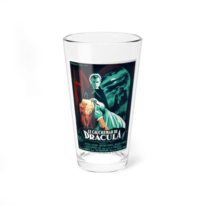 HORROR OF DRACULA (FRENCH) 2 1958 Movie Poster - Pint Glass 16oz-16oz-Go Mug Yourself