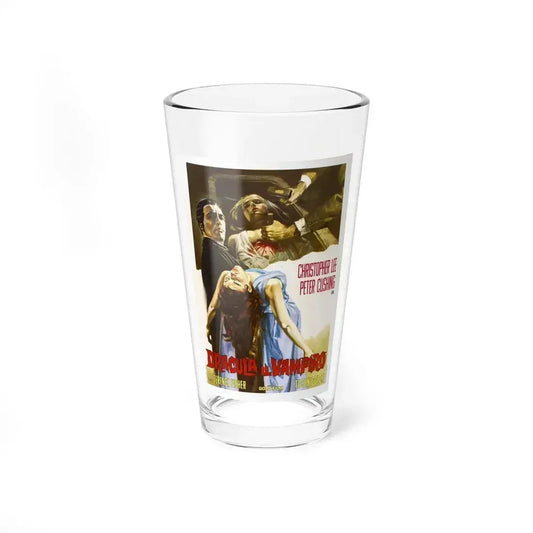 HORROR OF DRACULA (ITALIAN) 1958 Movie Poster - Pint Glass 16oz 16oz - Go Mug Yourself