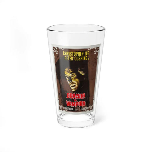 HORROR OF DRACULA (ITALIAN) 2 1958 Movie Poster - Pint Glass 16oz 16oz - Go Mug Yourself
