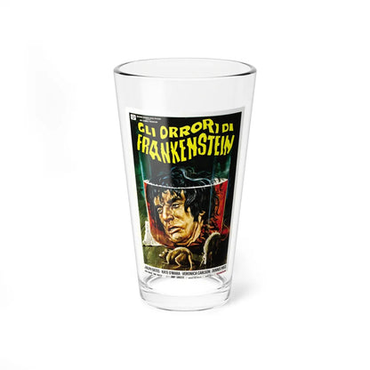 HORROR OF FRANKENSTEIN (ITALIAN) 1970 Movie Poster - Pint Glass 16oz-16oz-Go Mug Yourself