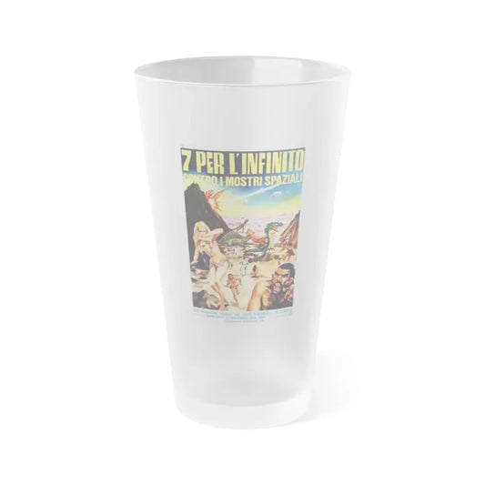 HORROR OF THE BLOOD MONSTERS (ITALIAN) 1970 Movie Poster - Frosted Pint Glass 16oz 16oz Frosted - Go Mug Yourself