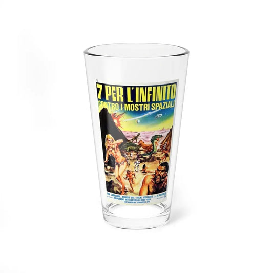 HORROR OF THE BLOOD MONSTERS (ITALIAN) 1970 Movie Poster - Pint Glass 16oz 16oz - Go Mug Yourself
