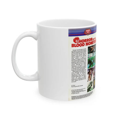 HORROR OF THE BLOOD MONSTERS (VHS COVER) - White Coffee Mug-Go Mug Yourself