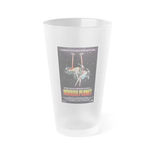 HORROR PLANET (INSEMINOID) 1981 Movie Poster - Frosted Pint Glass 16oz Default Title - Go Mug Yourself