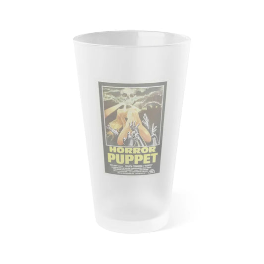 HORROR PUPPET (TOURIST TRAP) 1979 Movie Poster - Frosted Pint Glass 16oz-Go Mug Yourself