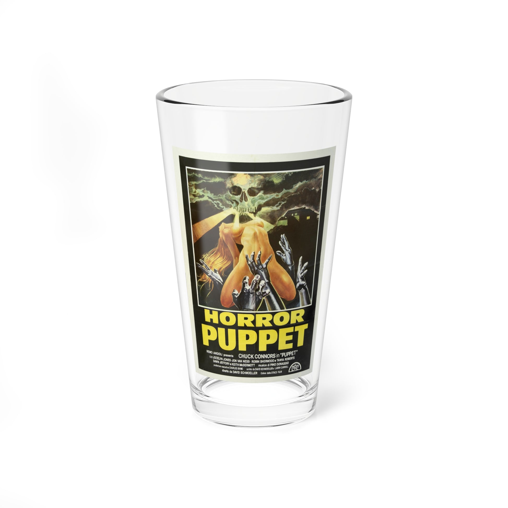 HORROR PUPPET (TOURIST TRAP) 1979 Movie Poster - Pint Glass 16oz-16oz-Go Mug Yourself