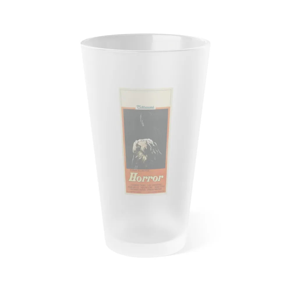 HORROR (THE BLANCHEVILLE MONSTER) 1963 Movie Poster - Frosted Pint Glass 16oz-16oz-Frosted-Go Mug Yourself