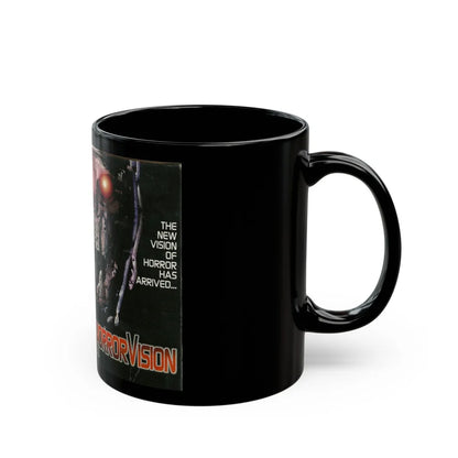 HORROR VISION (VHS COVER) - Black Coffee Mug-Go Mug Yourself