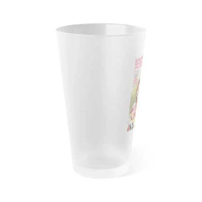 HORRORS OF SPIDER ISLAND 1960 Movie Poster - Frosted Pint Glass 16oz - Go Mug Yourself