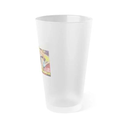 HORRORS OF SPIDER ISLAND (BELGIAN) 1960 Movie Poster - Frosted Pint Glass 16oz - Go Mug Yourself