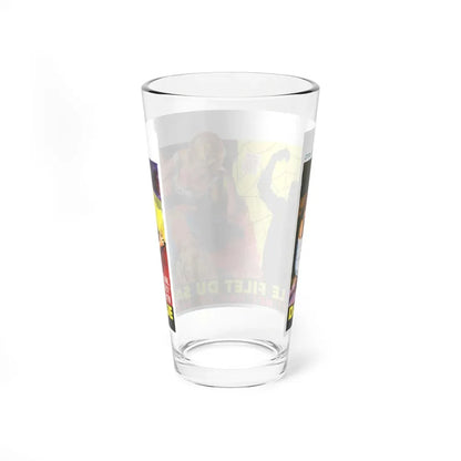 HORRORS OF SPIDER ISLAND (BELGIAN) 1960 Movie Poster - Pint Glass 16oz - Go Mug Yourself