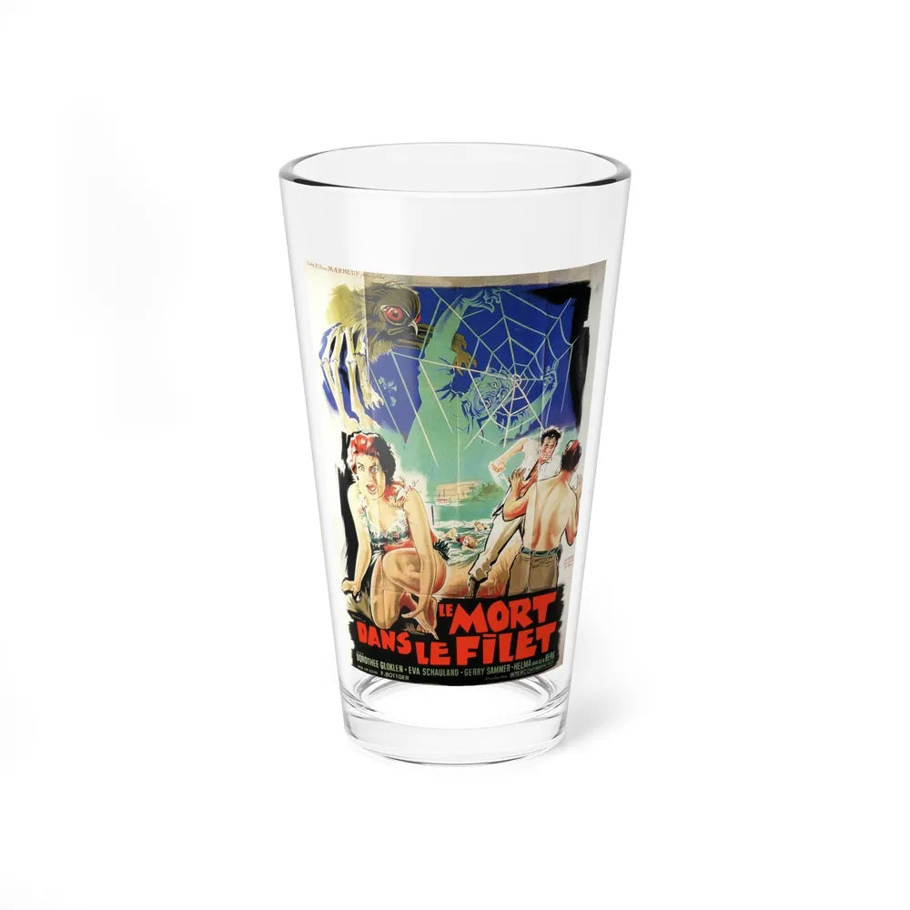 HORRORS OF SPIDER ISLAND (FRENCH 2) 1960 Movie Poster - Pint Glass 16oz-16oz-Go Mug Yourself