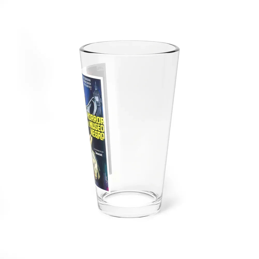 HORRORS OF THE BLACK MUSEUM (SPANISH) 1959 Movie Poster - Pint Glass 16oz - Go Mug Yourself