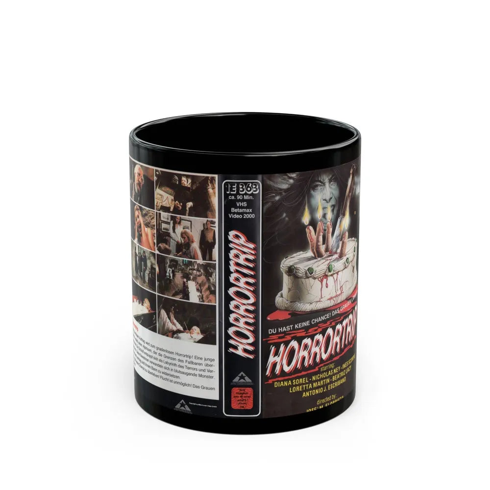 HORRORTRIP (VHS COVER) - Black Coffee Mug-11oz-Go Mug Yourself