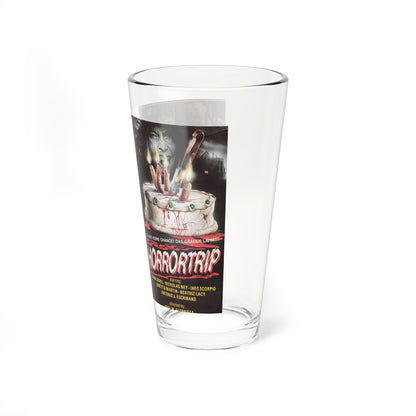 HORRORTRIP (VHS COVER) Pint Glass 16oz-Go Mug Yourself