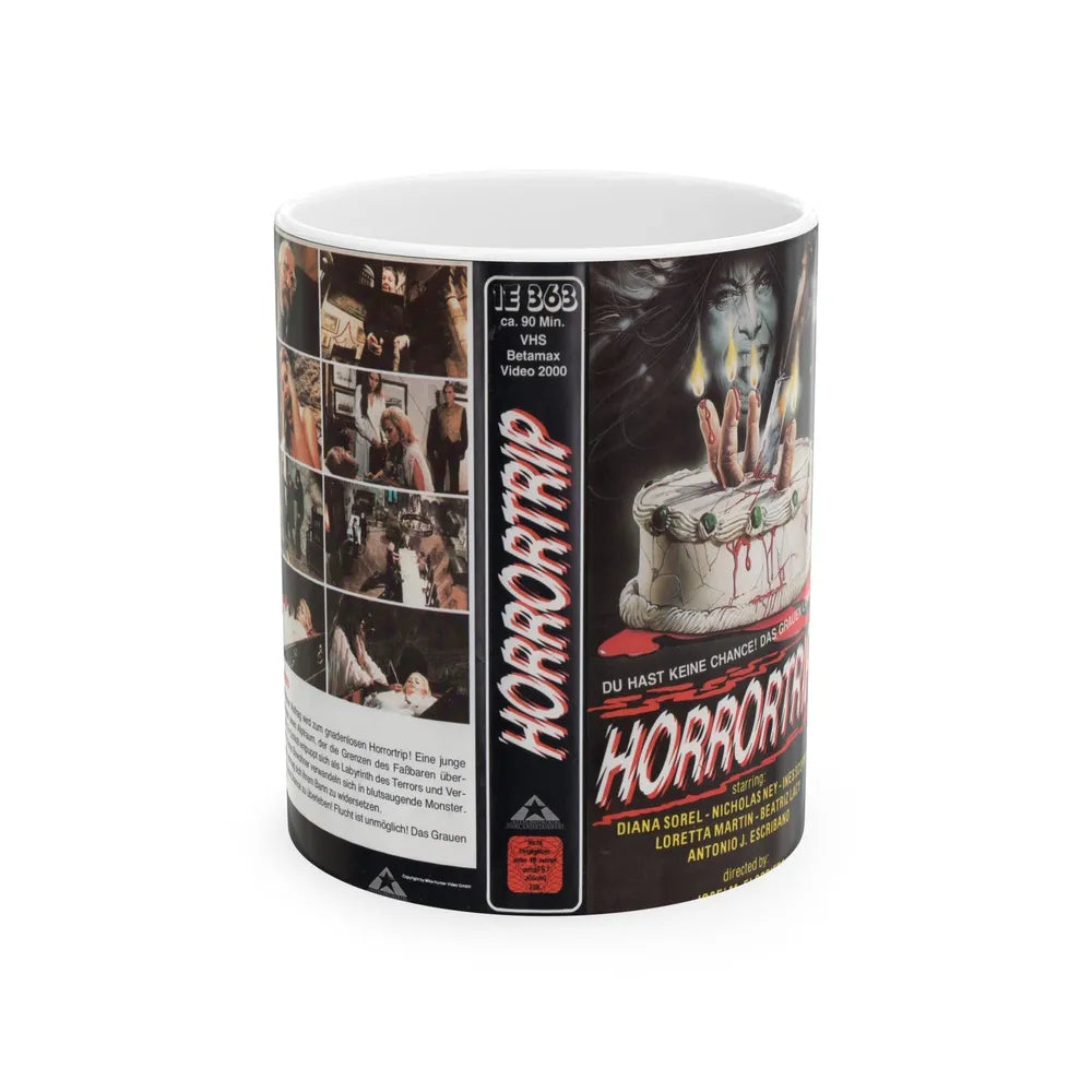 HORRORTRIP (VHS COVER) - White Coffee Mug-11oz-Go Mug Yourself