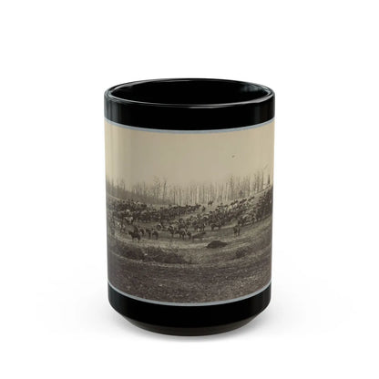 Horse Artillery On Parade Grounds (U.S. Civil War) Black Coffee Mug-15oz-Go Mug Yourself