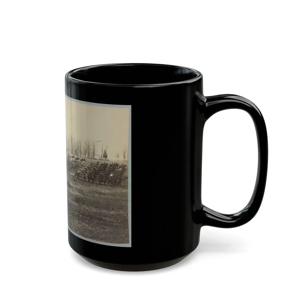 Horse Artillery On Parade Grounds (U.S. Civil War) Black Coffee Mug-Go Mug Yourself