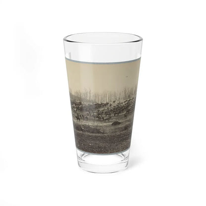 Horse Artillery On Parade Grounds (U.S. Civil War) Pint Glass 16oz-16oz-Go Mug Yourself