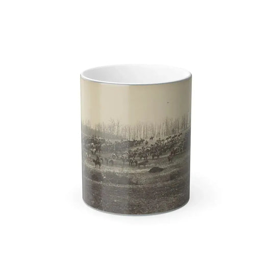 Horse Artillery on Parade Grounds (U.S. Civil War) Color Changing Coffee Mug 11oz Default Title 11oz - Go Mug Yourself