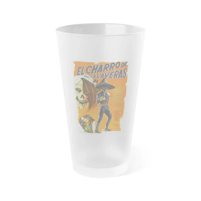 HORSEMAN OF THE SKULLS 1965 Movie Poster - Frosted Pint Glass 16oz 16oz Frosted - Go Mug Yourself