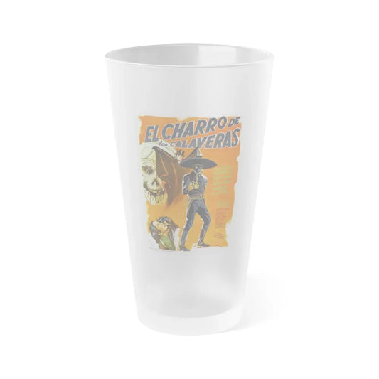HORSEMAN OF THE SKULLS 1965 Movie Poster - Frosted Pint Glass 16oz 16oz Frosted - Go Mug Yourself