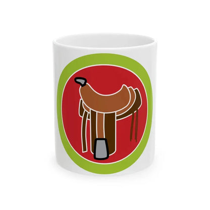 Horsemanship (Boy Scout Merit Badge) White Coffee Mug 11oz - Go Mug Yourself