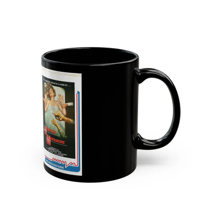 HOSPITAL MASSACRE (VHS COVER) - Black Coffee Mug-Go Mug Yourself