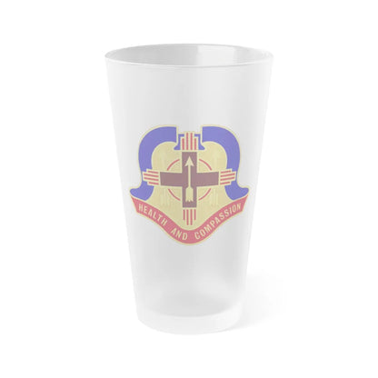 Hospital Sandia Base (U.S. Army) Frosted Pint Glass 16oz-Go Mug Yourself