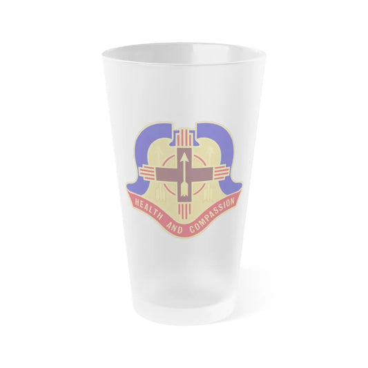 Hospital Sandia Base (U.S. Army) Frosted Pint Glass 16oz-Go Mug Yourself