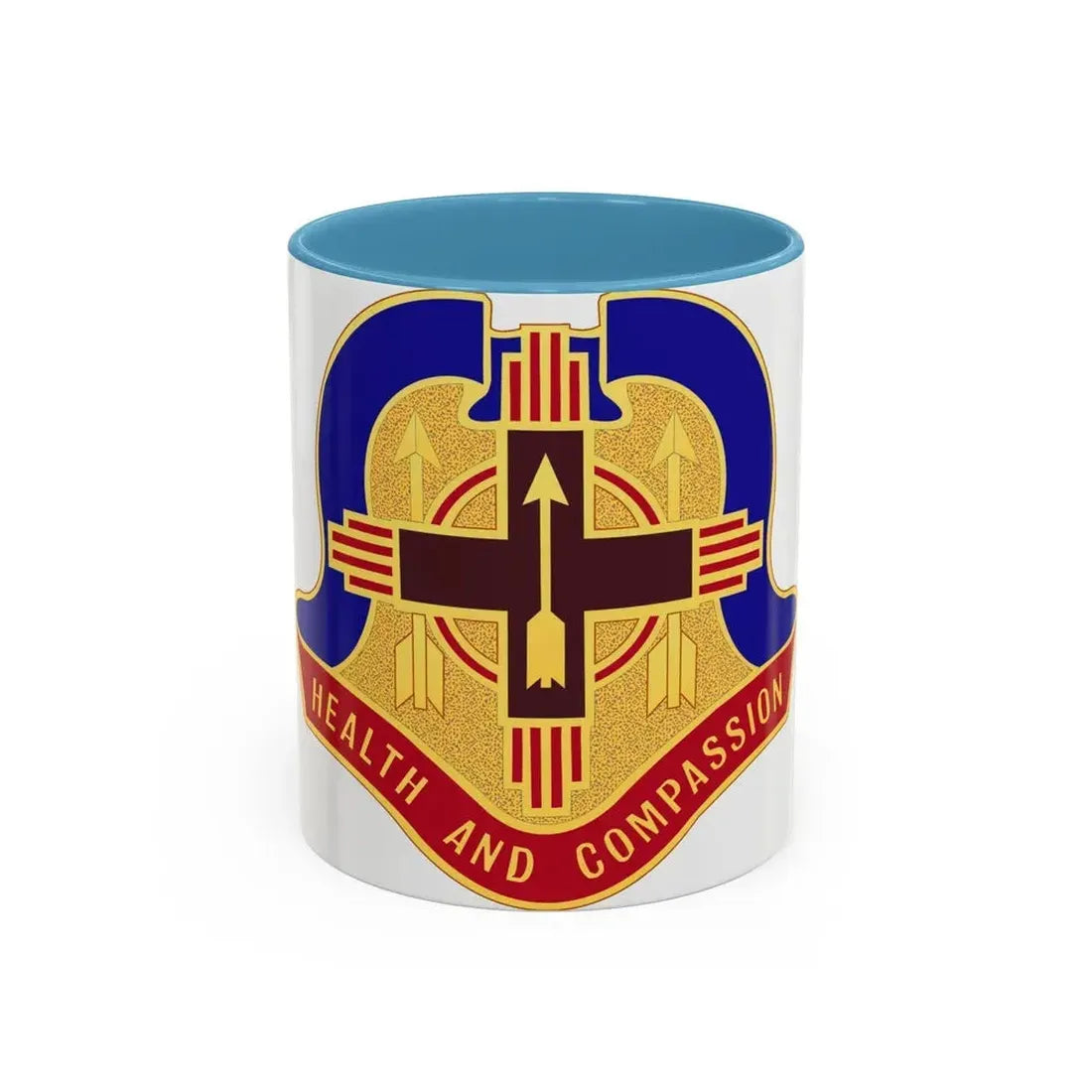 Hospital Sandia Base (U.S. Army) Accent Coffee Mug 11oz Light Blue - Go Mug Yourself