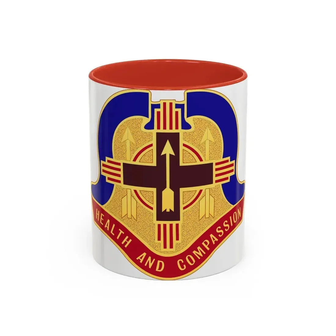 Hospital Sandia Base (U.S. Army) Accent Coffee Mug 11oz Red - Go Mug Yourself
