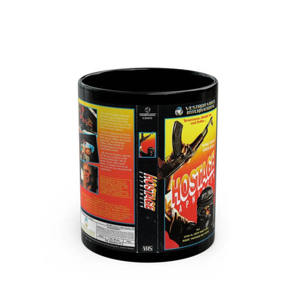 HOSTAGE (VHS COVER) - Black Coffee Mug-11oz-Go Mug Yourself