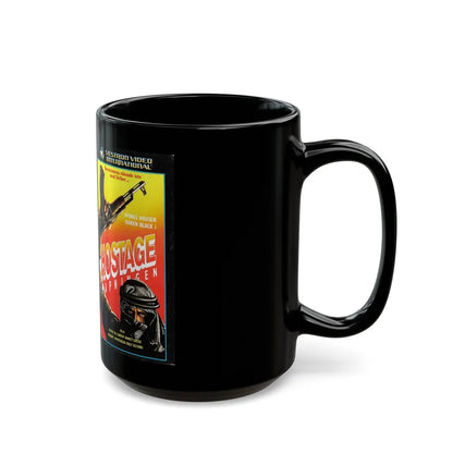 HOSTAGE (VHS COVER) - Black Coffee Mug-Go Mug Yourself