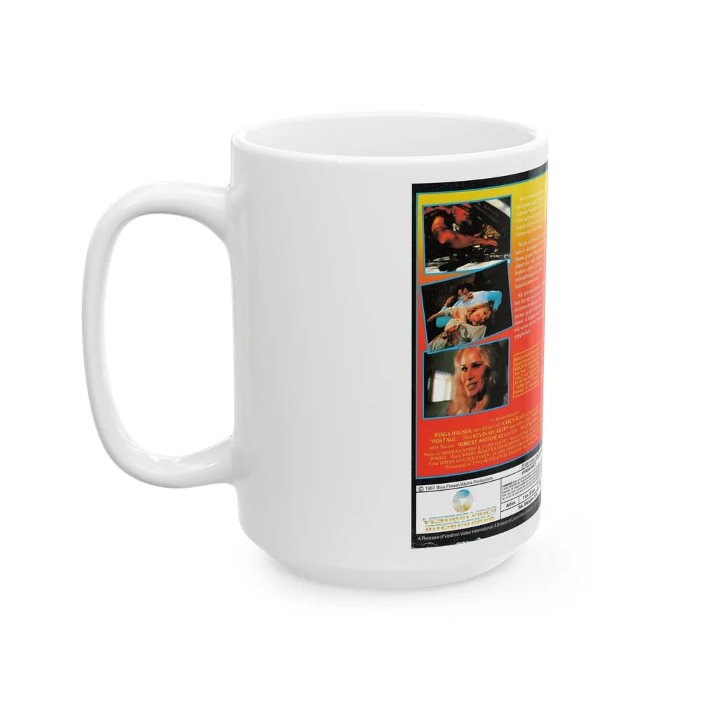 HOSTAGE (VHS COVER) - White Coffee Mug-Go Mug Yourself