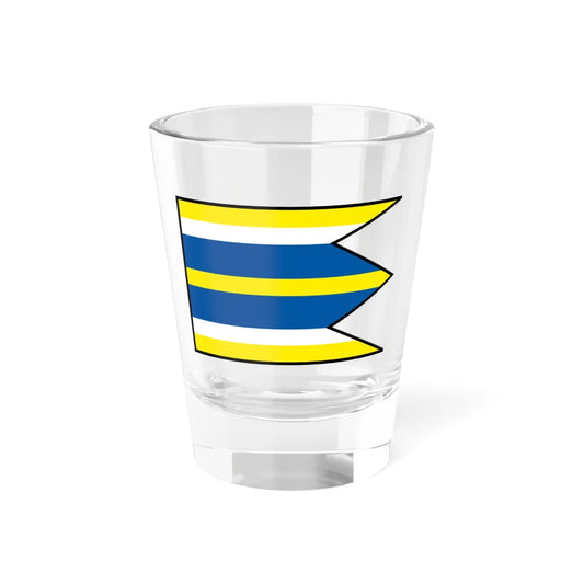 Hostovice Snina Flag (Slovakia) Shot Glass 1.5oz 1.5oz - Go Mug Yourself